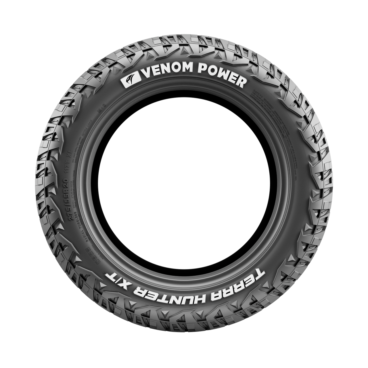 Venom Power Terra Hunter X/T2 275/70R18 White Letter Tires | VPXT231R